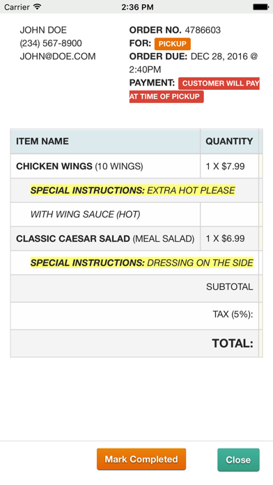 Food Online Orders screenshot 3
