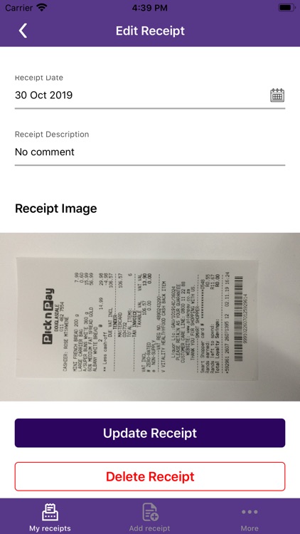 Receipt Bin: Expenses Tracker screenshot-5