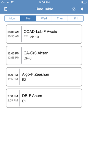 FAST-NU KHI Timetable Notifier(圖4)-速報App