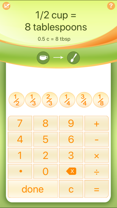 Kitchen Calculator screenshot1