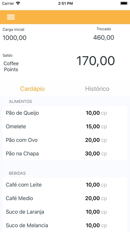 Coffee points