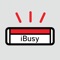 The iBusy app is the control center for your physical iBusy light