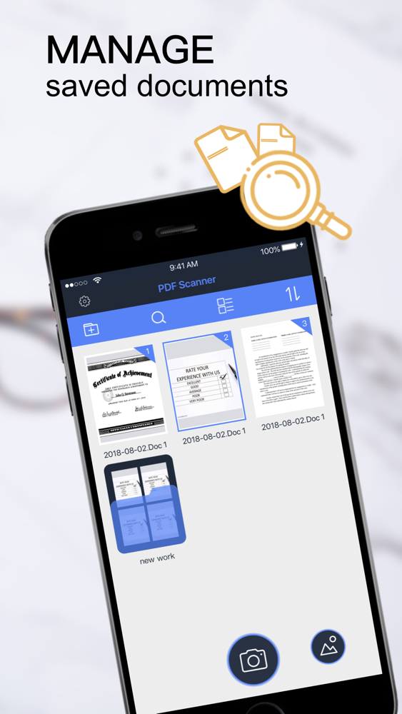 PDF ScannerDocument Scan App+ App for iPhone Free Download PDF