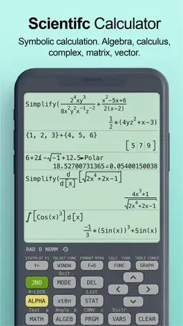 Game screenshot Ncalc - Graphing Calculator 84 hack