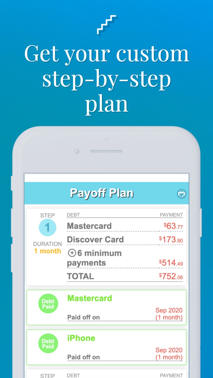 Debt Payoff Planner  Tracker