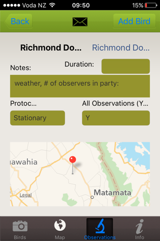 NZBirder screenshot 4