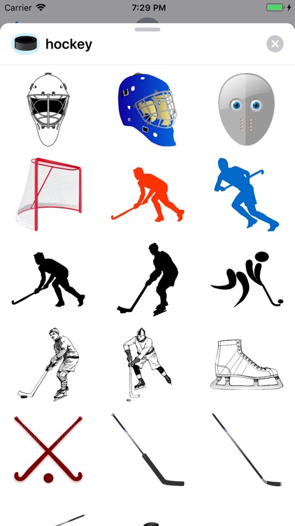 Lotsa Hockey Stickers