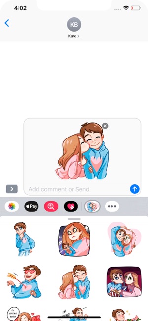 Couple Story Love Stickers(圖6)-速報App