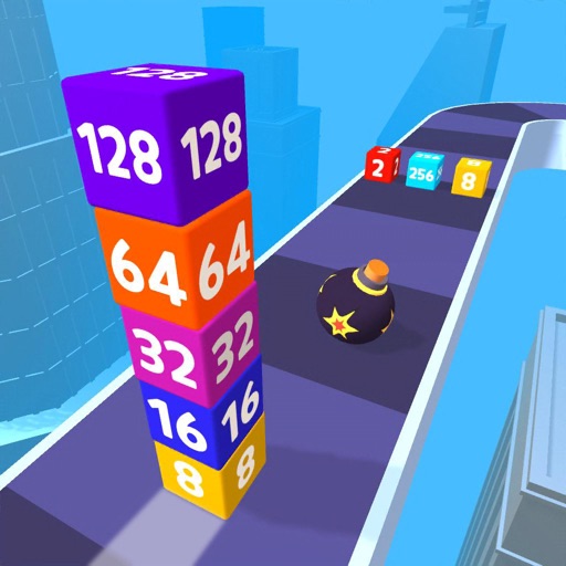 Merge Road Cube 2048 icon