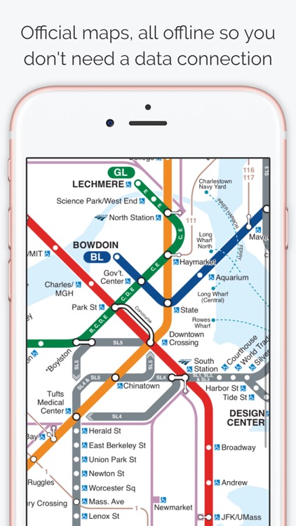 Boston Subway Map - The T