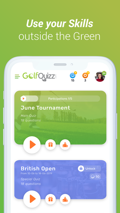 GolfQuizz: Quizzes for golfers screenshot 4