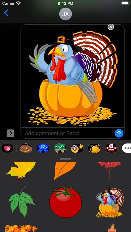 Thanksgiving Stickers & Emojis