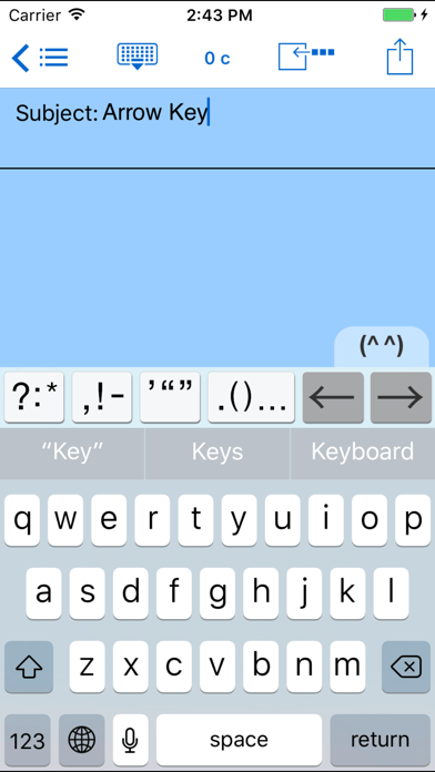 Easy Mailer English Keyboard Screenshot 1