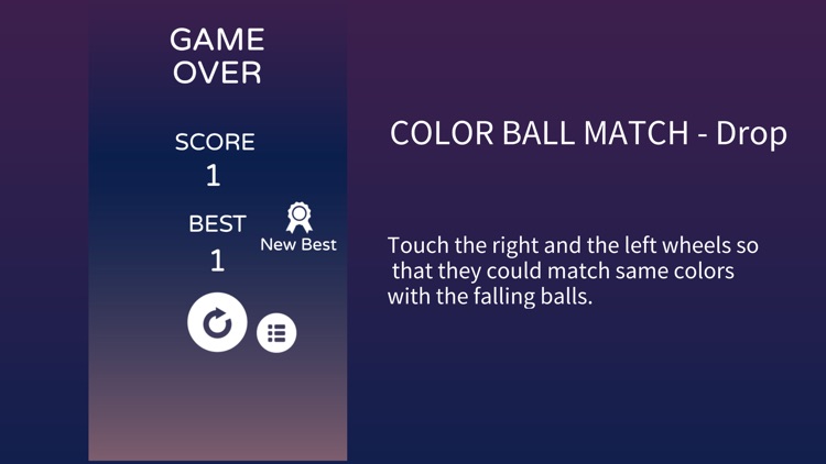 COLOR BALL MATCH - Drop