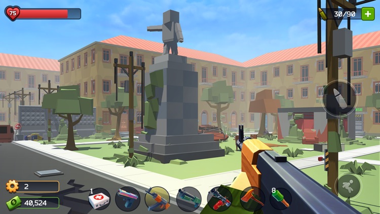 Pixel Combat: Zombie Games 3-D screenshot-6