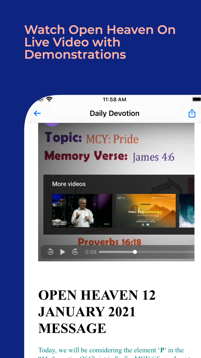 RCCG Open Heaven Devotional