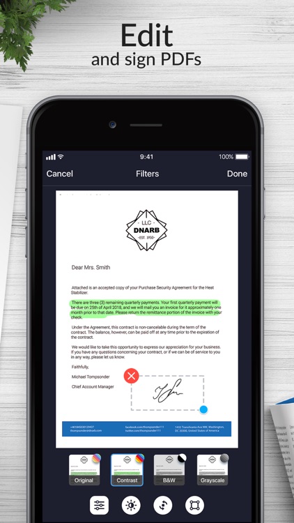 Scanner for Me: Scan documents