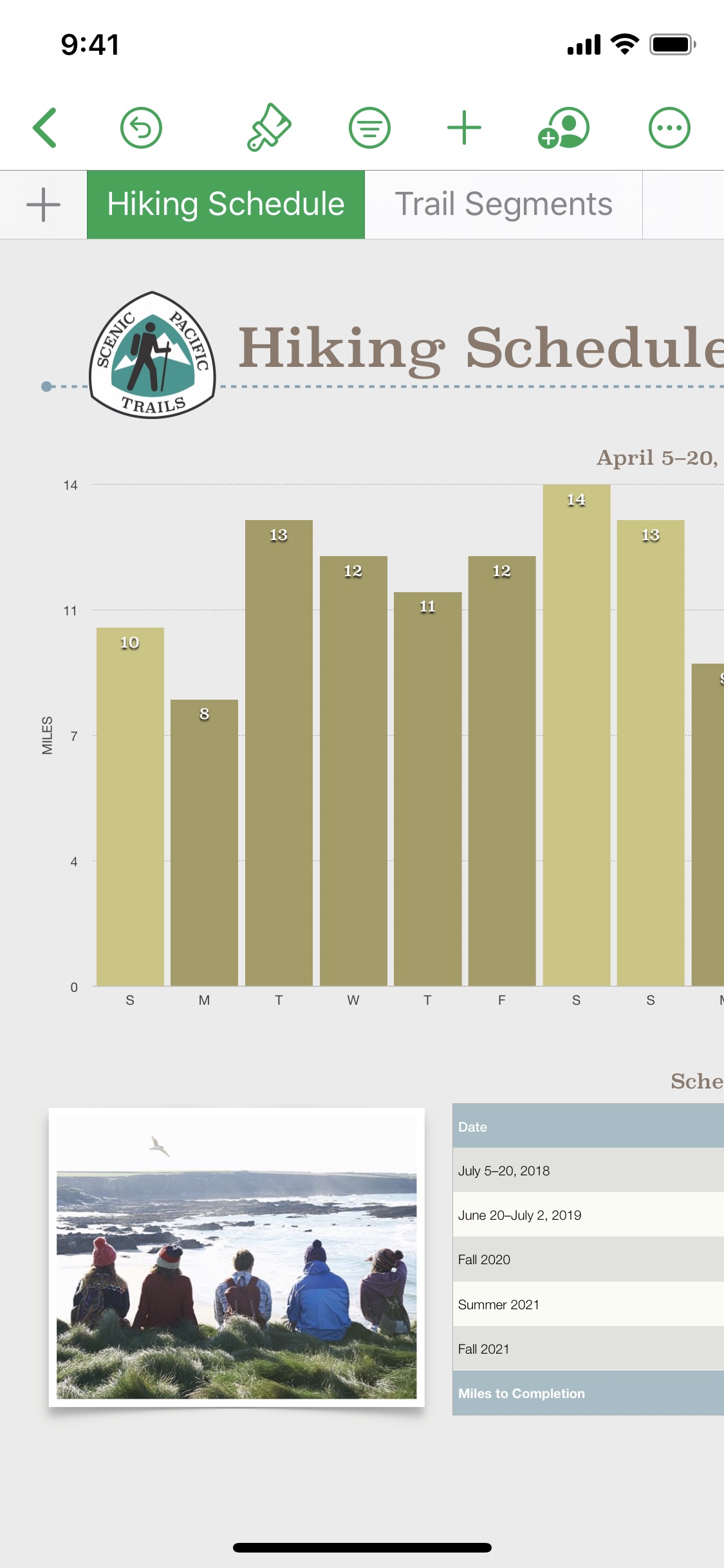 Screenshot do app Numbers