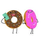 Donut Moji - Animated Doughnut stickers and emojis