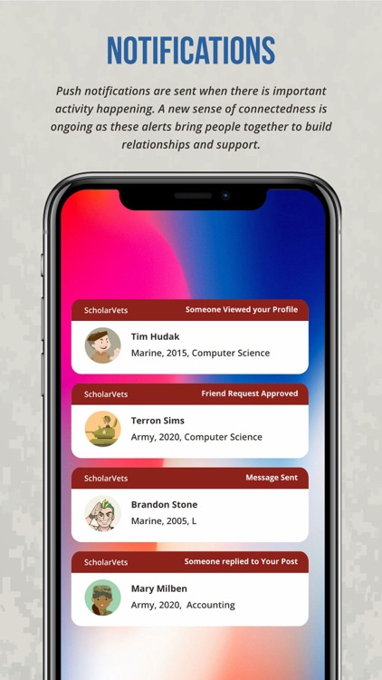 ScholarVets Networking App screenshot-5