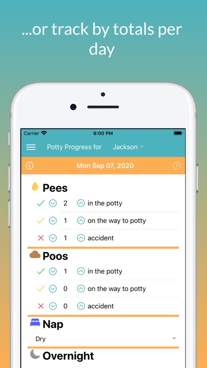 Potty Training Tracker