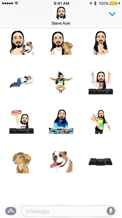 Steve Aoki ™ by Moji Stickers