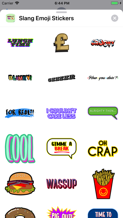 Slang Emoji Stickers screenshot 3