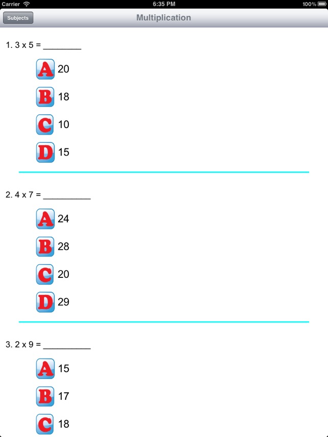 Third Grade Skills Math(圖3)-速報App