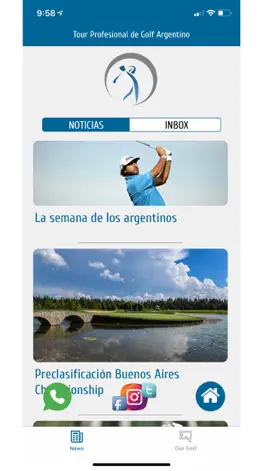 Game screenshot Tour Profesionales de Golf AR apk