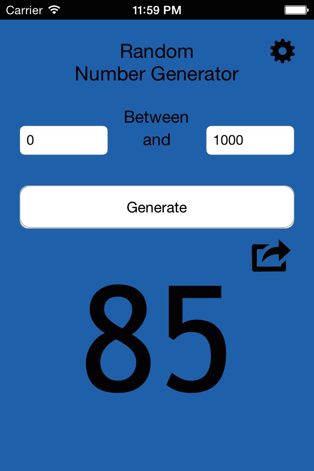 The Random Number Generator screenshot 4