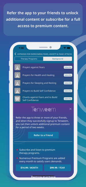 Tenweem - Therapy via Hypnosis(圖8)-速報App