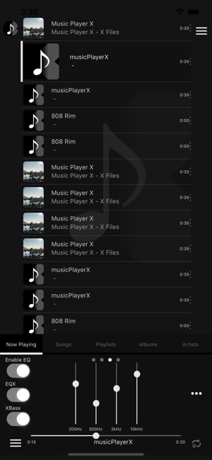 Music Player X - MP3 EQ Bass(圖2)-速報App