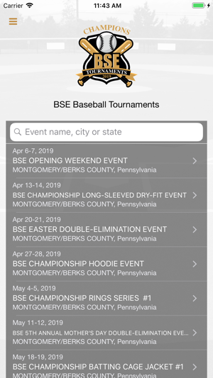 BSE Baseball Tournaments(圖1)-速報App