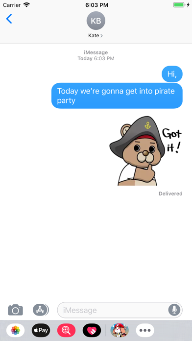 Funny Pirates Stickers screenshot 2