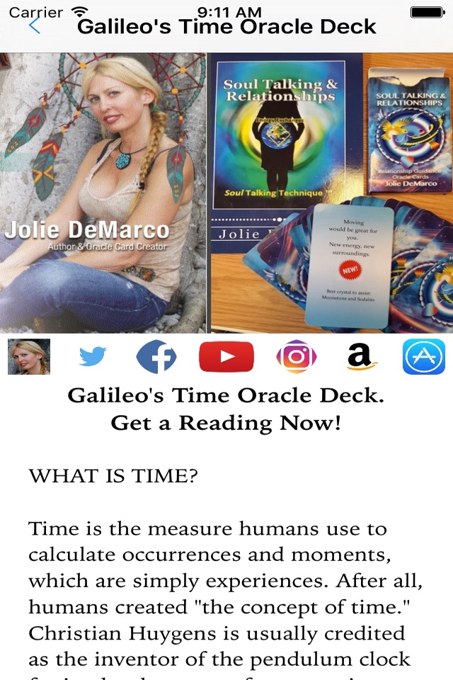 Galileo's Time Oracle Deck screenshot 3