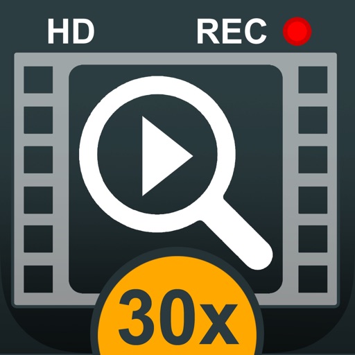 30x Zoom Digital Video Camera Icon