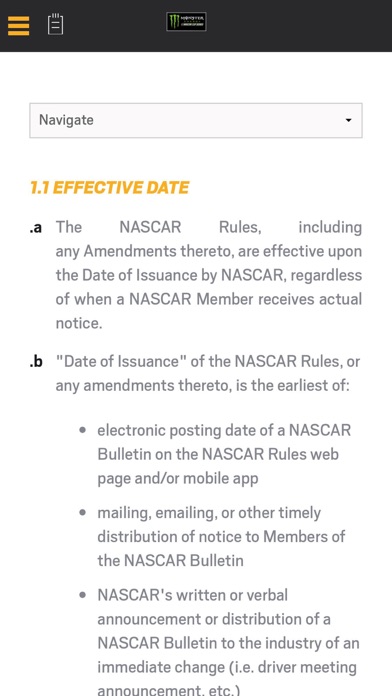 How to cancel & delete NASCAR Rules from iphone & ipad 4