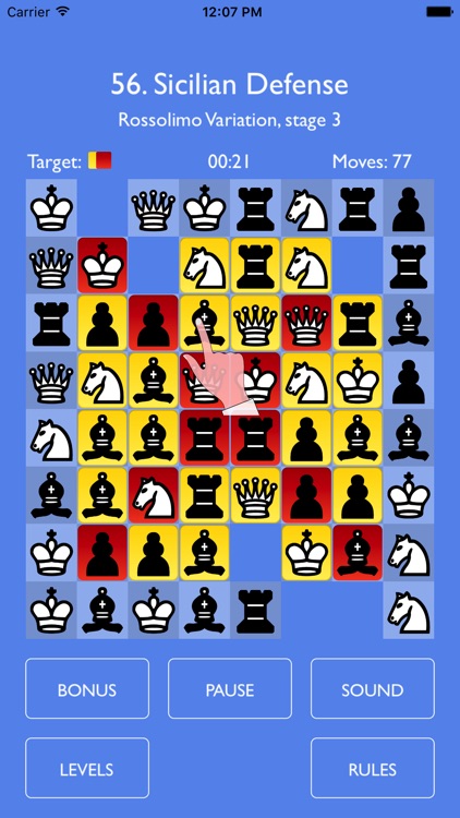 Chess Match-3: Sicilian