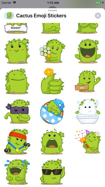 Cactus Emoji Stickers screenshot-5