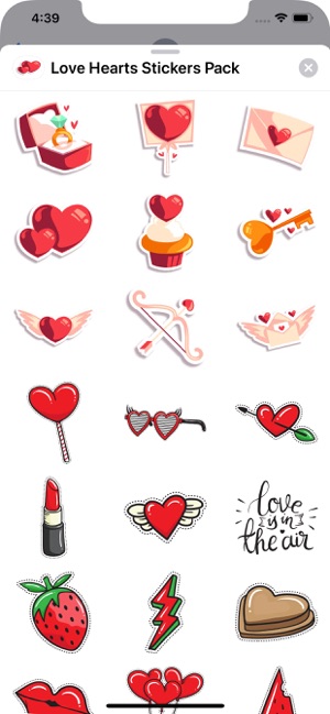 Love Hearts - Stickers Pack(圖2)-速報App