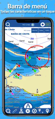 Näyttökuva 1 Atlas Cartas Náuticas iphone