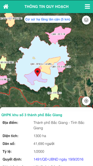 Bản đồ dùng chung Bắc Giang screenshot 3