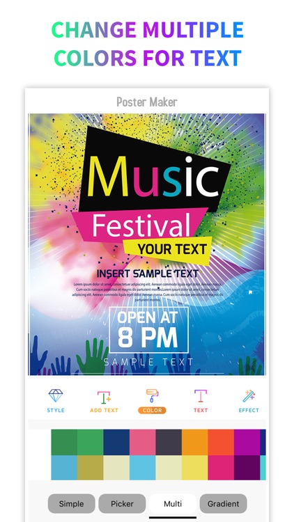 Poster Flyer Maker Icon Design screenshot-4