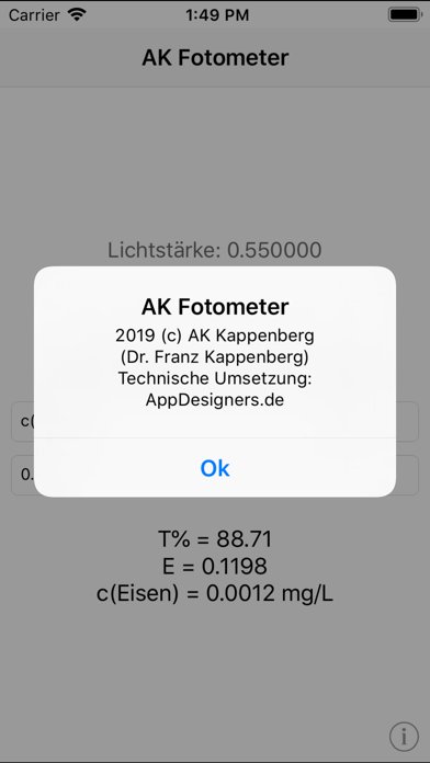 AK Fotometer screenshot 3