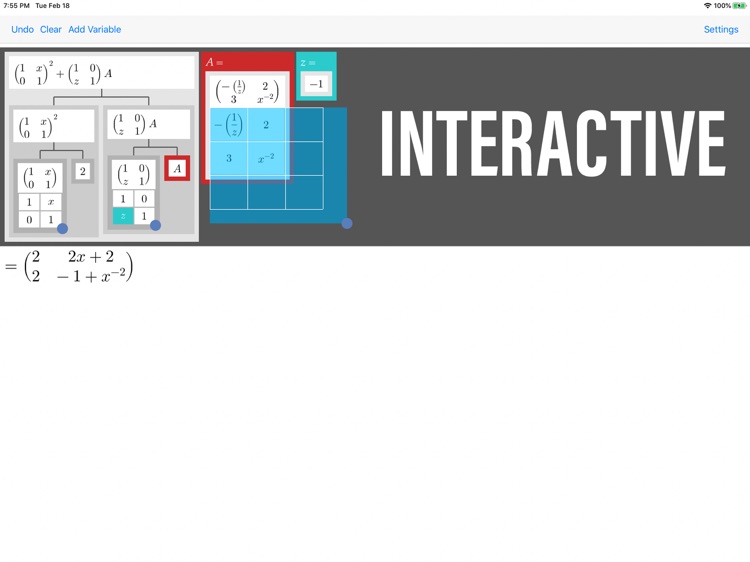 Expressive Matrix Calculator