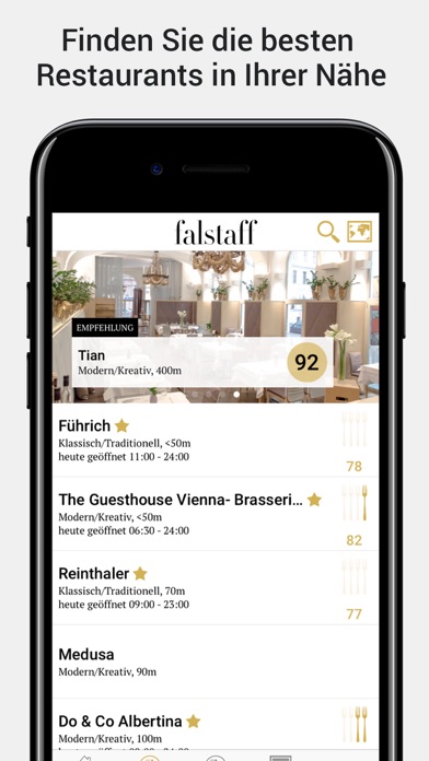 How to cancel & delete Restaurantguide Falstaff from iphone & ipad 1