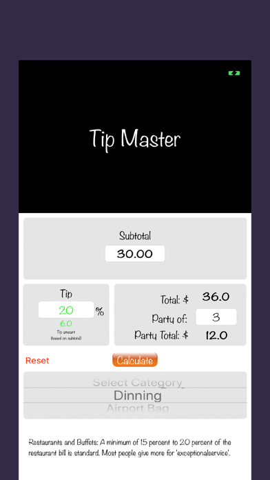 Tipping Master screenshot 2