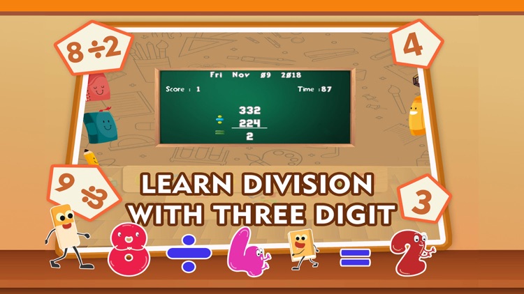 Learning Math Division Games