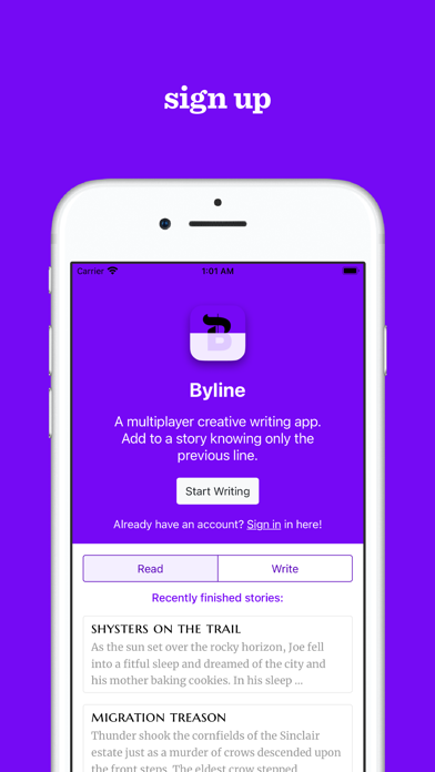 Byline: Multiplayer Writing screenshot 2