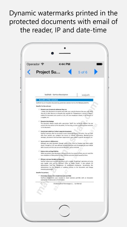 SealPath Document Viewer screenshot-3
